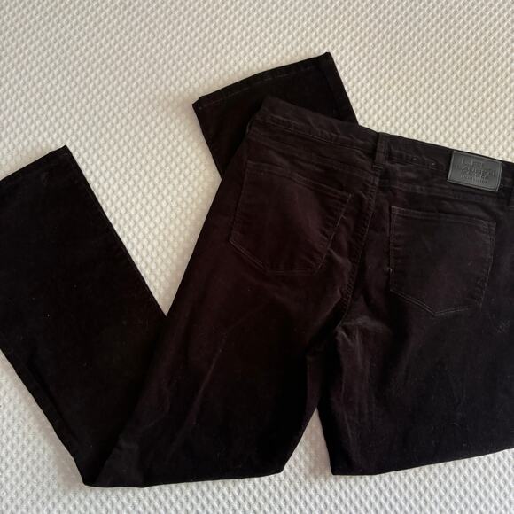 Ralph Lauren Bootcut Corduroy Pants 6 6P P6 Black Boot Cut Western Prep Capsule - Picture 4 of 5